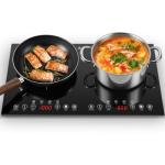 2-Burner Portable Induction Cooktop with Touch Control