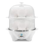 Elite Gourmet 2-Tier Egg Cooker with Auto Shut-Off