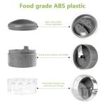 3-in-1 Vegetable Spiralizer and Slicer (Grey)