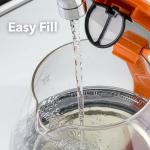 OVENTE 1.5L Glass Electric Kettle with Auto Shut-Off