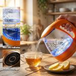 OVENTE 1.5L Glass Electric Kettle with Auto Shut-Off