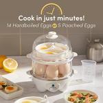 Elite Gourmet 2-Tier Egg Cooker with Auto Shut-Off