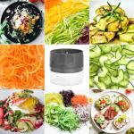 3-in-1 Vegetable Spiralizer and Slicer (Grey)