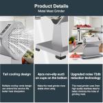 Camic 300W Electric Meat Grinder and Sausage Stuffer