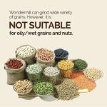 Wondermill Electric Grain Mill for Healthy Flours