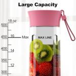 COKUNST Portable 18oz USB Blender for Smoothies