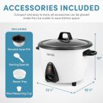 Aroma 10-Cup Rice Cooker and Steamer