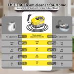 3-Level Handheld Pressurized Steam Cleaner for Home