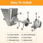 Ezato Grain Mill Attachment for KitchenAid Mixer