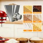 Ezato Grain Mill Attachment for KitchenAid Mixer