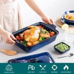 Vancasso Starry 3.8 Quart Casserole Dish with Lid