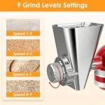 Ezato Grain Mill Attachment for KitchenAid Mixer