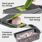 KEOUKE 12-in-1 Vegetable Chopper and Slicer