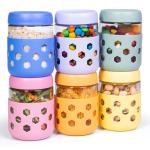 Gemice 6-Pack Glass Overnight Oats Containers