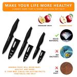 Magiware 6-Piece Ceramic Paring Knife Set