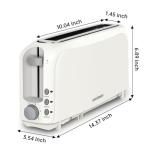 SEEDEEM 2-Slice Slim Toaster with Long Slot