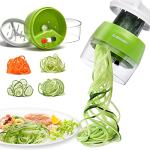 4-in-1 Handheld Vegetable Spiralizer Slicer
