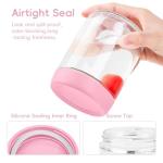 Gemice 6-Pack Glass Overnight Oats Containers