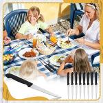 Therwen 100-Piece Stainless Steel Serrated Steak Knives