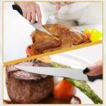 Therwen 100-Piece Stainless Steel Serrated Steak Knives