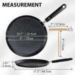 10.5 Inch Nonstick Crepe Pan with Spreader