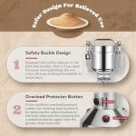 Electric Grain Mill Grinder for Spices and Grains