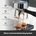 15-Bar Semi-Automatic Espresso Machine with Milk Frother