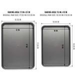 Goodful Nonstick Cookie Baking Sheet Set, 2-Pack