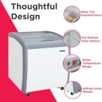 Frigidaire 4 Cu. Ft. Chest Freezer with Glass Top