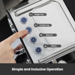 15-Bar Semi-Automatic Espresso Machine with Milk Frother