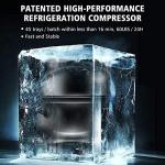 LifePlus 100Lbs/24H Stainless Steel Ice Maker