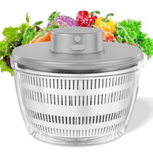 Electric Vegetable Washer and Salad Spinner 4L