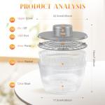 Electric Vegetable Washer and Salad Spinner 4L