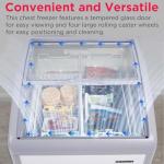 Frigidaire 4 Cu. Ft. Chest Freezer with Glass Top