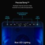 Zephyr 24 Inch Dual-Zone Stainless Steel Wine Center