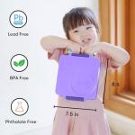 OmieBox Insulated Bento Box for Kids - Purple Plum