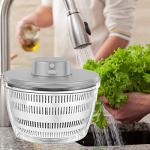 Electric Vegetable Washer and Salad Spinner 4L