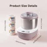 Bear HMJ-A35M1 Compact Electric Dough Maker 3.7 Quart