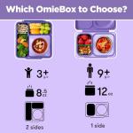 OmieBox Insulated Bento Box for Kids - Purple Plum