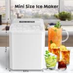DUMOS Portable Self-Cleaning Ice Maker Machine