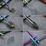 38-Piece Rainbow Silicone Utensil Set with Rack