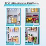 BLACK+DECKER 10 Cu. Ft. Top Freezer Refrigerator