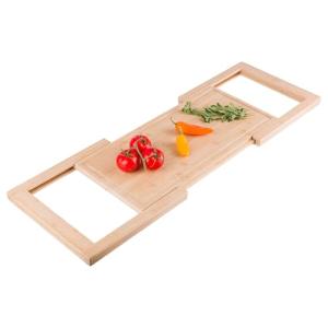 Expandable Bamboo Over the Sink Cutting Board