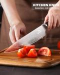 Hinye 8" High Carbon Chef Knife with Redwood Handle