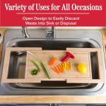 Expandable Bamboo Over the Sink Cutting Board