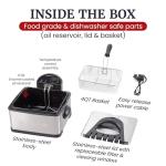 Elite Gourmet 4.2 Quart Electric Deep Fryer