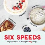 Dash 6-Speed Stand Mixer with Stainless Steel Bowl