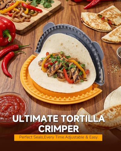 4-in-1 Tortilla Sealer and Crimper Press