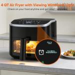 OLIXIS 4QT Digital Air Fryer with Window