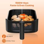 OLIXIS 4QT Digital Air Fryer with Window